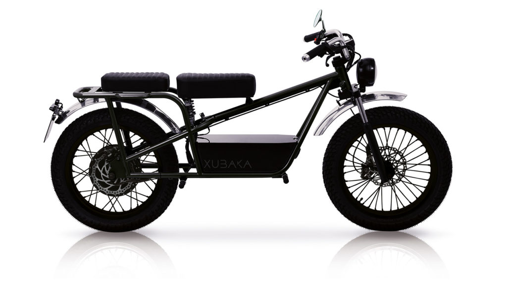 Xubaka electric motorcycle black, 50cc