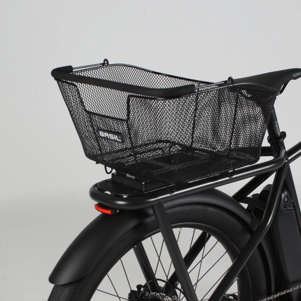 Panier arrière BASIL pour vélos électriques - noir